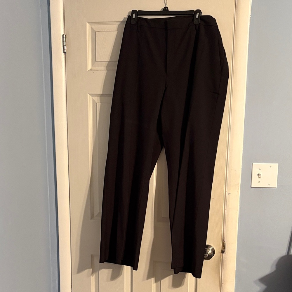 Banana Republic Sculpted Stretch Black Pantsuit Pants NWT Sz 18